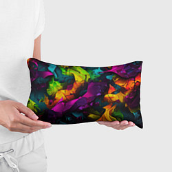 Подушка-антистресс Яркие разноцветные краски, цвет: 3D-принт — фото 2