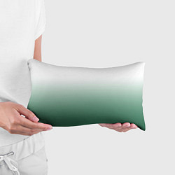 Подушка-антистресс Туманный градиент бело-зелёный, цвет: 3D-принт — фото 2