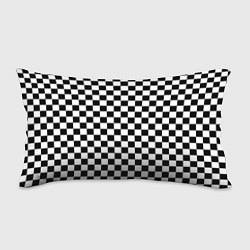 Подушка-антистресс Шахматное поле чёрно-белый, цвет: 3D-принт