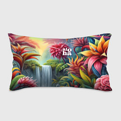 Подушка-антистресс Гавайские тропические цветы - алоха, цвет: 3D-принт