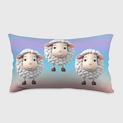 Подушка-антистресс Три овечки, цвет: 3D-принт