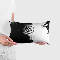 Подушка-антистресс Linkin park - черно-белая абстракция, цвет: 3D-принт — фото 2