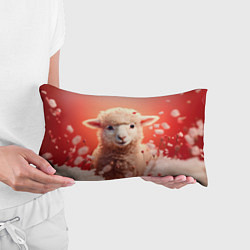 Подушка-антистресс Милая влюбленная овечка, цвет: 3D-принт — фото 2