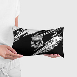 Подушка-антистресс Liverpool белые краски текстура, цвет: 3D-принт — фото 2