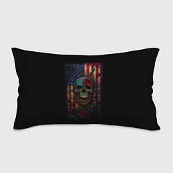 Подушка-антистресс Skull - USA, цвет: 3D-принт