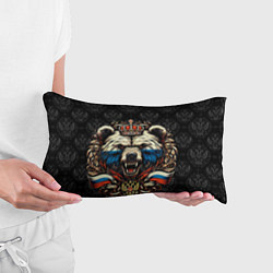 Подушка-антистресс Русский медведь с короной, цвет: 3D-принт — фото 2
