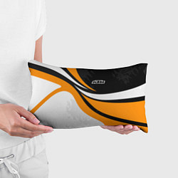Подушка-антистресс КТМ - оранжевые вставки, цвет: 3D-принт — фото 2
