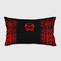 Подушка-антистресс Mazda краски красные штрихи, цвет: 3D-принт