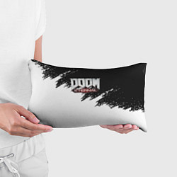 Подушка-антистресс Doom eternal белые краски, цвет: 3D-принт — фото 2