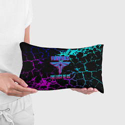 Подушка-антистресс Одни из нас неоновое лого текстура, цвет: 3D-принт — фото 2