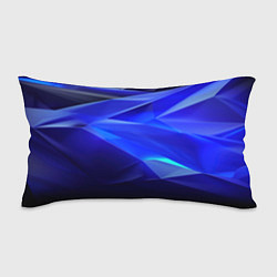 Подушка-антистресс Black and blue abstract background sport style, цвет: 3D-принт