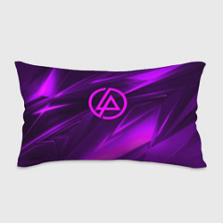 Подушка-антистресс Linkin park neon stripes logo, цвет: 3D-принт