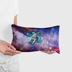 Подушка-антистресс The cat is a brave cosmonaut - ai art, цвет: 3D-принт — фото 2