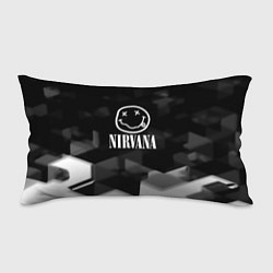 Подушка-антистресс Nirvana текстура рок, цвет: 3D-принт