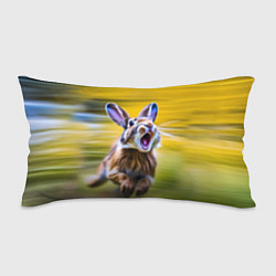 Подушка-антистресс Крик бегущего зайца, цвет: 3D-принт
