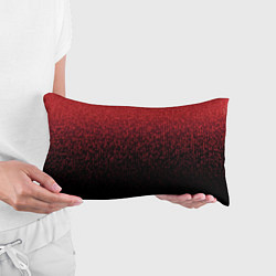 Подушка-антистресс Градиент мозаика красно-чёрный, цвет: 3D-принт — фото 2