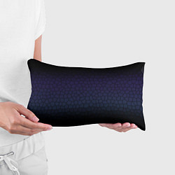 Подушка-антистресс Чёрно-фиолетовый мозаика крупная, цвет: 3D-принт — фото 2