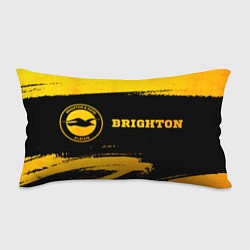 Подушка-антистресс Brighton - gold gradient по-горизонтали, цвет: 3D-принт