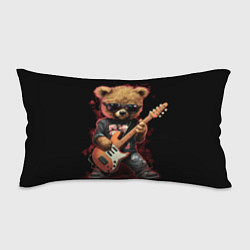 Подушка-антистресс Плюшевый медведь музыкант с гитарой, цвет: 3D-принт