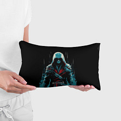 Подушка-антистресс Assassins creed ночной образ, цвет: 3D-принт — фото 2