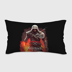 Подушка-антистресс Assassins creed огненный фон вокруг, цвет: 3D-принт