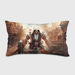Подушка-антистресс Assassins creed большой город, цвет: 3D-принт