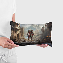 Подушка-антистресс Assassins creed старинный город, цвет: 3D-принт — фото 2