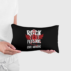 Подушка-антистресс Rock festival - live music, цвет: 3D-принт — фото 2