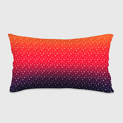 Подушка-антистресс Градиент оранжево-фиолетовый со звёздочками, цвет: 3D-принт