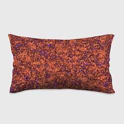 Подушка-антистресс Яркий красно-коричневый со фиолетовым свечением, цвет: 3D-принт
