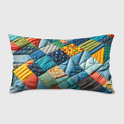 Подушка-антистресс Лоскутное одеяло - пэчворк, цвет: 3D-принт
