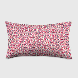 Подушка-антистресс Паттерн соты розовый, цвет: 3D-принт