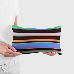 Подушка-антистресс Разноцветный полосатый, цвет: 3D-принт — фото 2