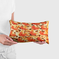 Подушка-антистресс Пицца с грибами и томатом - текстура, цвет: 3D-принт — фото 2