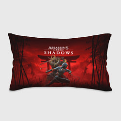 Подушка-антистресс Персонажи Assassins creed shadows, цвет: 3D-принт
