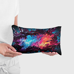 Подушка-антистресс Абстрактные краски во взрыве, цвет: 3D-принт — фото 2