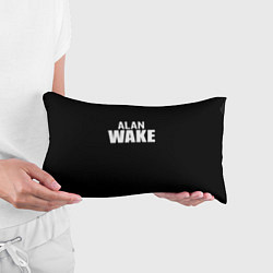 Подушка-антистресс Alan Wake white logo, цвет: 3D-принт — фото 2