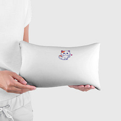 Подушка-антистресс Милый кот посылает любовь, цвет: 3D-принт — фото 2
