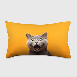 Подушка-антистресс Удивленный кот, цвет: 3D-принт