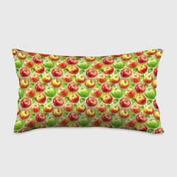 Подушка-антистресс Натуральные яблоки паттерн, цвет: 3D-принт