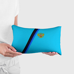 Подушка-антистресс Россия спортивная геометрия, цвет: 3D-принт — фото 2