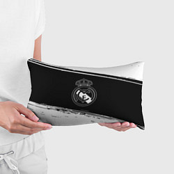 Подушка-антистресс Реал мадрид белое лого, цвет: 3D-принт — фото 2