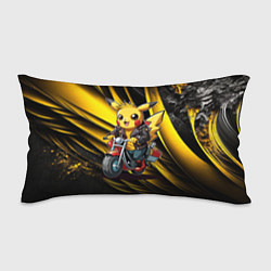 Подушка-антистресс Пикачу на красном мотоцикле, цвет: 3D-принт
