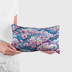 Подушка-антистресс Облака цветов сакуры, цвет: 3D-принт — фото 2
