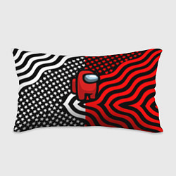 Подушка-антистресс Among us usa style, цвет: 3D-принт