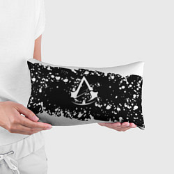 Подушка-антистресс Assassins Creed logo краски, цвет: 3D-принт — фото 2
