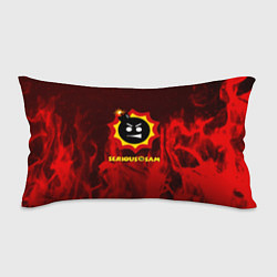 Подушка-антистресс Serious Sam fire, цвет: 3D-принт