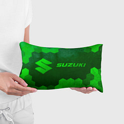 Подушка-антистресс Suzuki - green gradient по-горизонтали, цвет: 3D-принт — фото 2