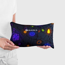 Подушка-антистресс Deadlock logo текстурные плиты, цвет: 3D-принт — фото 2