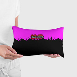 Подушка-антистресс Tekken розовая геометрия, цвет: 3D-принт — фото 2